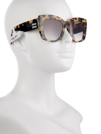 Miu Miu Oversize Gradient Sunglasses