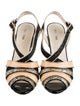 Miu Miu Glitter Printed Slingback Sandals