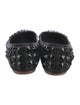 Miu Miu Satin Studded Accents Flats