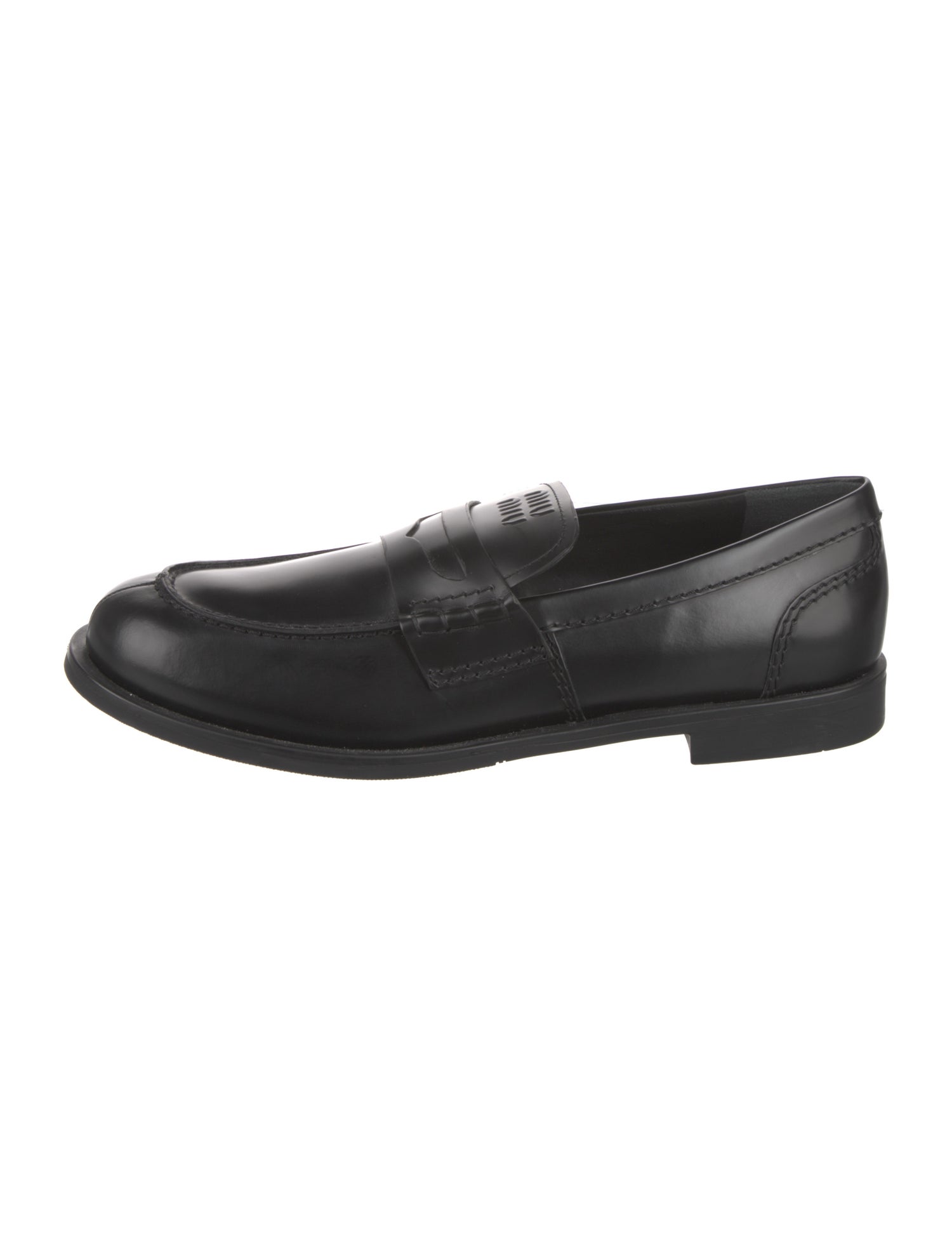 Miu Miu Leather Loafers