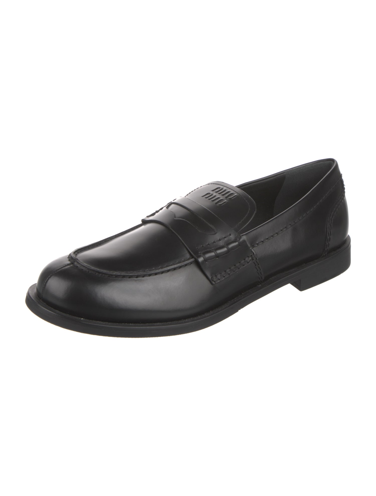 Miu Miu Leather Loafers