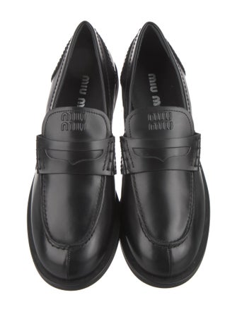 Miu Miu Leather Loafers