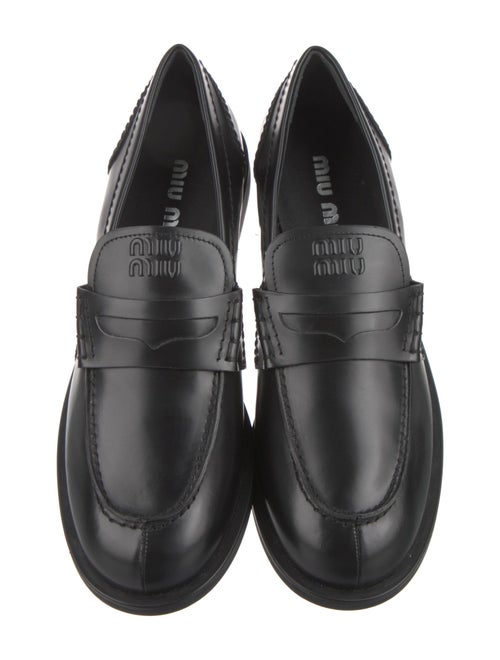 Miu Miu Leather Loafers