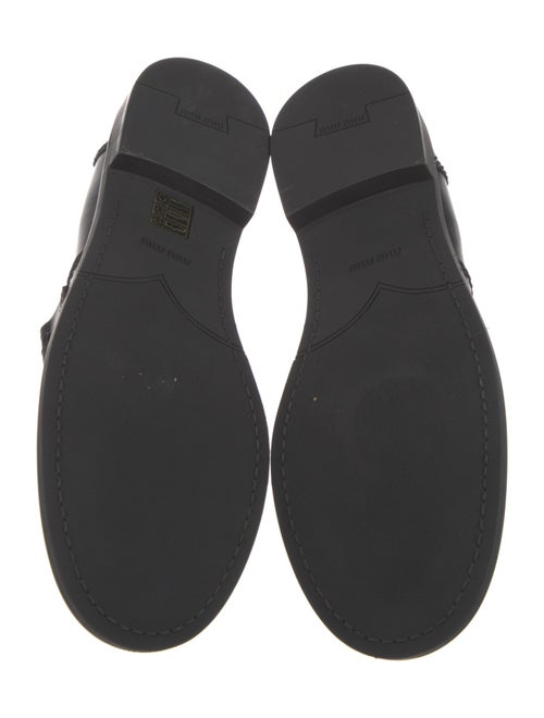 Miu Miu Leather Loafers