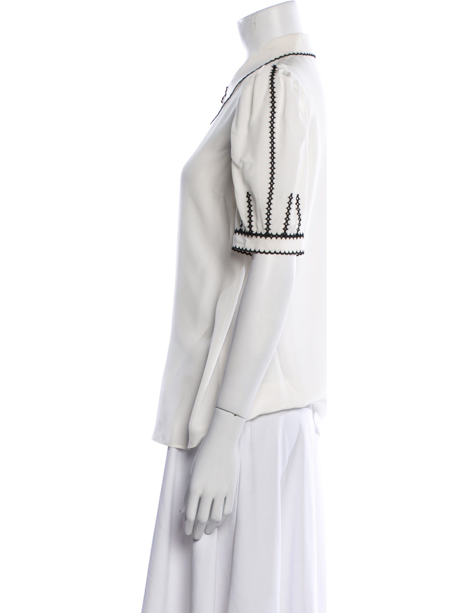 Miu Miu 2020 Silk Button-Up Top