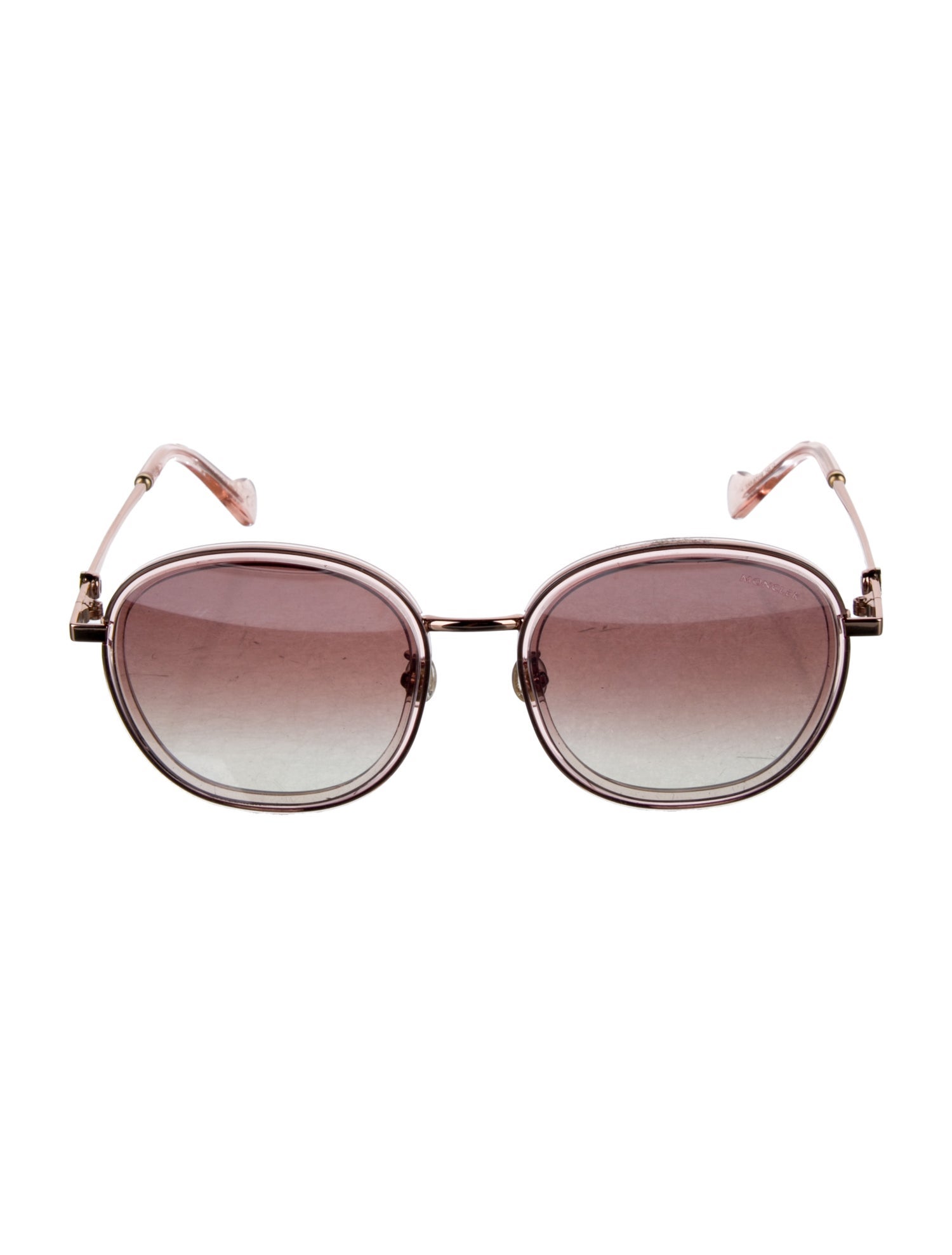 Moncler Round Gradient Sunglasses