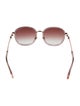 Moncler Round Gradient Sunglasses