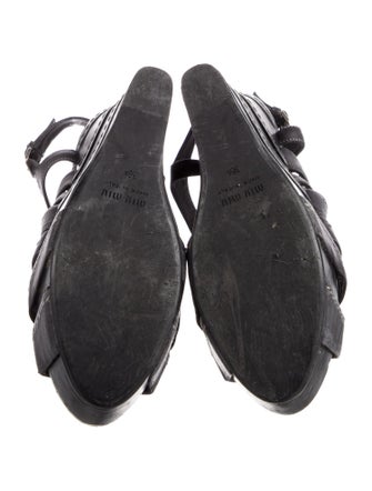 Miu Miu Leather Slingback Pumps