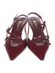 Miu Miu Patent Leather Slingback Pumps