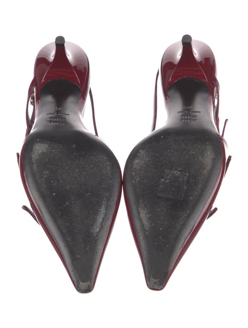 Miu Miu Patent Leather Slingback Pumps