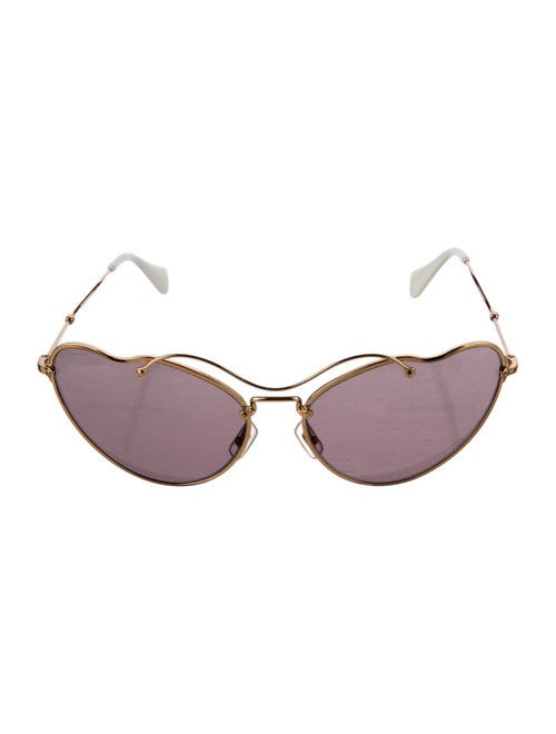 Miu Miu Cat-Eye Mirrored Sunglasses
