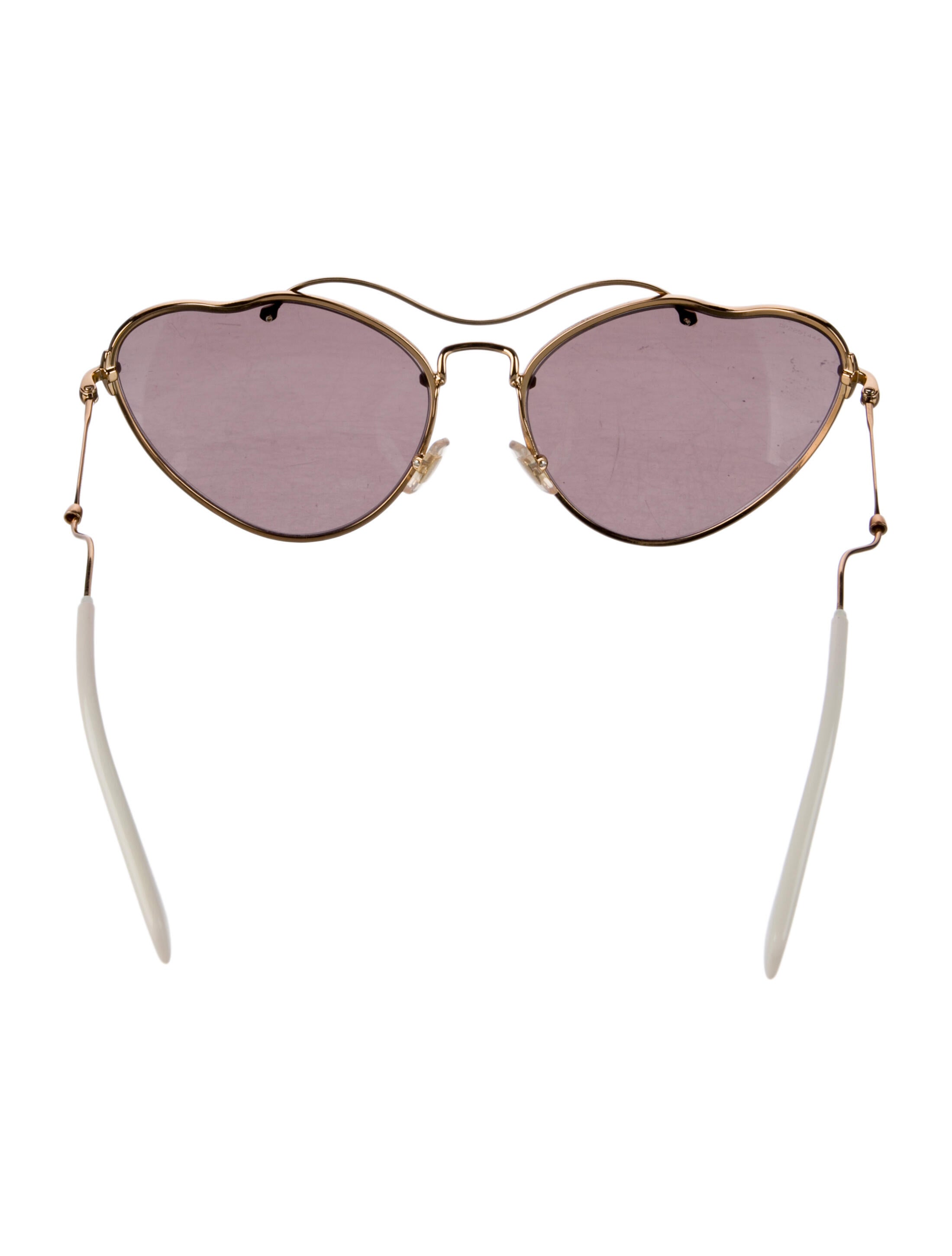 Miu Miu Cat-Eye Mirrored Sunglasses