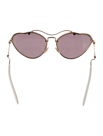 Miu Miu Cat-Eye Mirrored Sunglasses