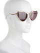 Miu Miu Cat-Eye Mirrored Sunglasses