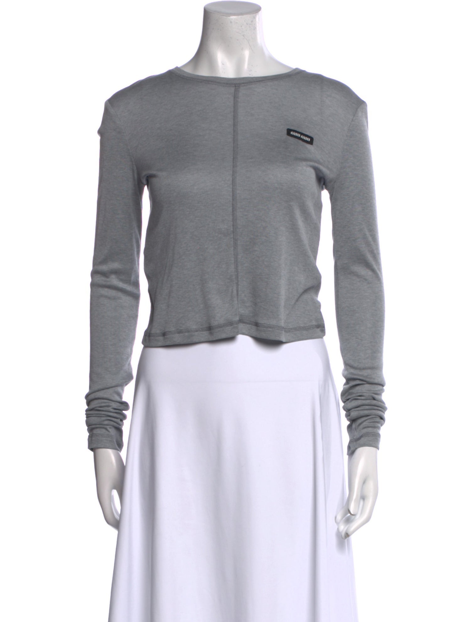 Miu Miu 2024 Silk Crop Top