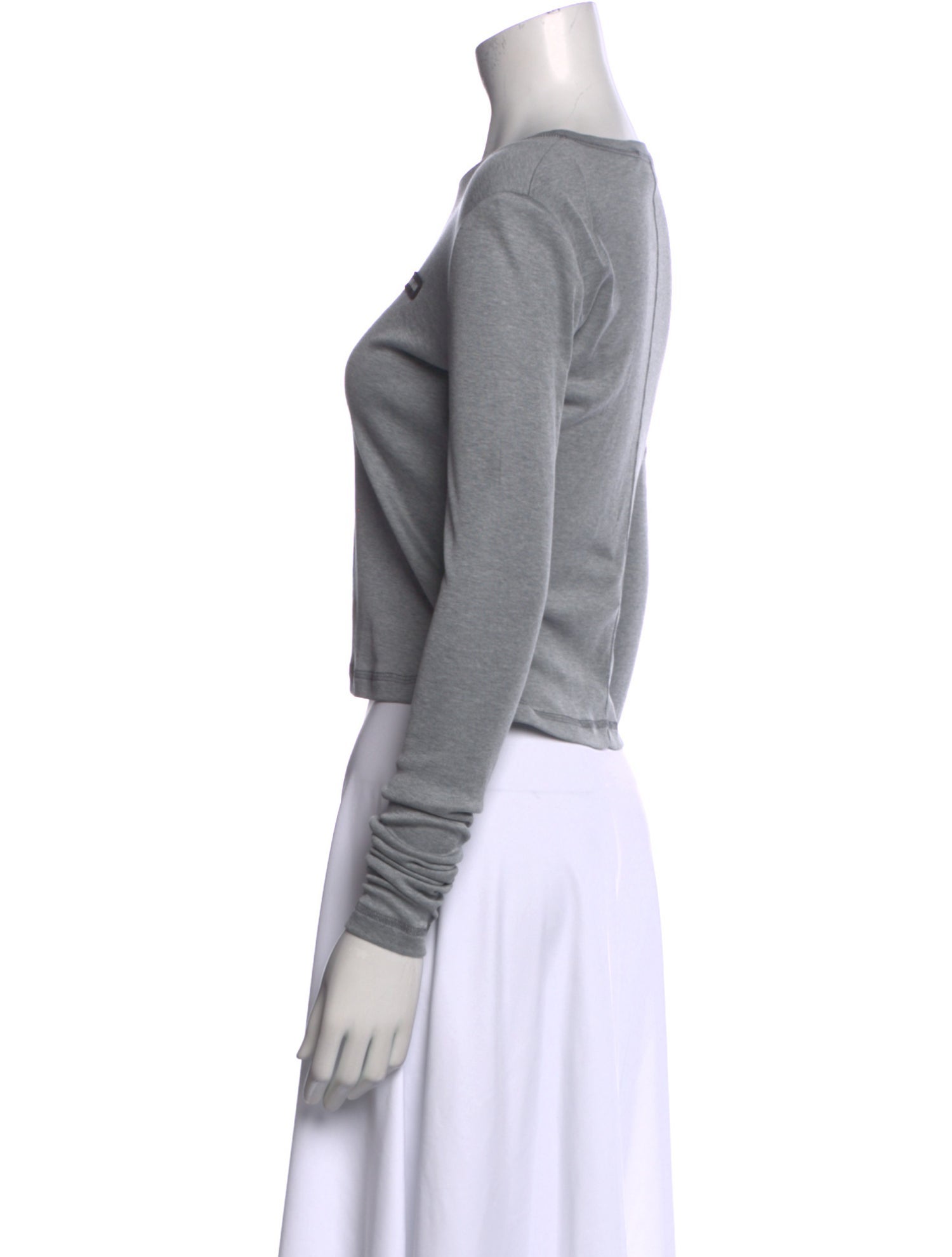 Miu Miu 2024 Silk Crop Top