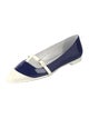 Miu Miu Patent Leather Colorblock Pattern Mary Jane Flats