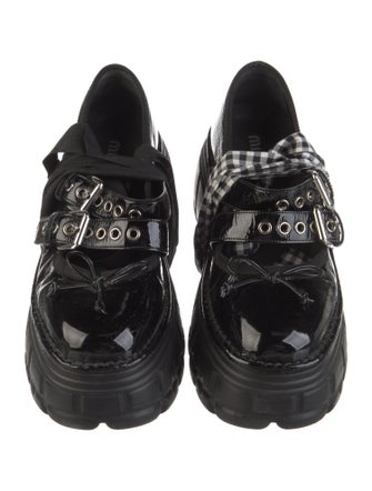 Miu Miu Patent Leather Mary Jane Flats