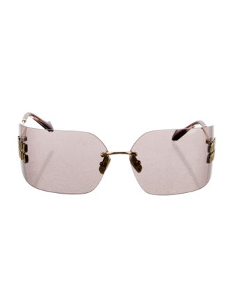Miu Miu Square Tinted Sunglasses