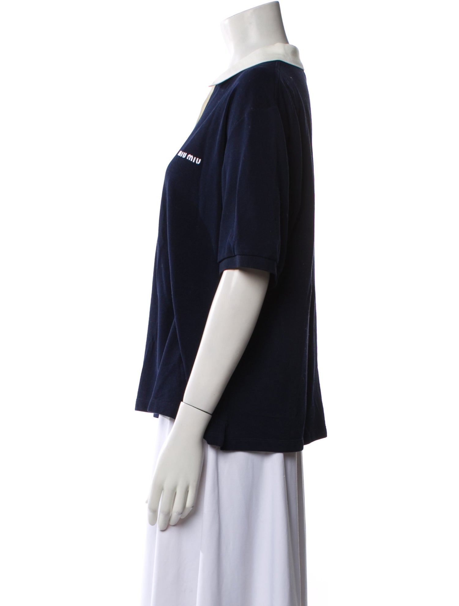 Miu Miu 2025 V-Neck Polo