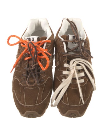 Miu Miu Suede Chunky Sneakers