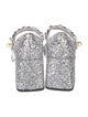 Miu Miu Glitter Chain-Link Accents Pumps