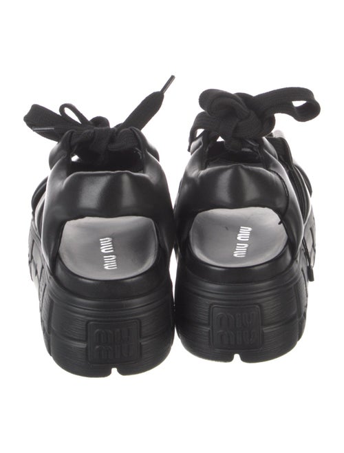 Miu Miu Leather Gladiator Sandals