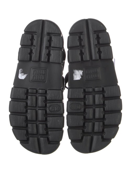 Miu Miu Leather Gladiator Sandals