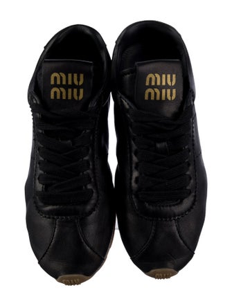 Miu Miu Leather Sneakers