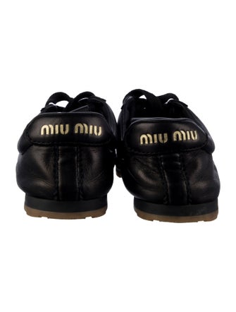 Miu Miu Leather Sneakers
