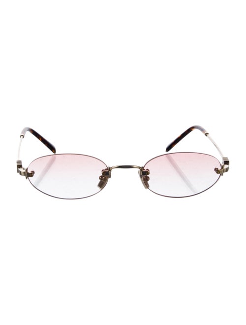 Miu Miu Round Gradient Sunglasses