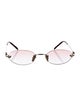 Miu Miu Round Gradient Sunglasses