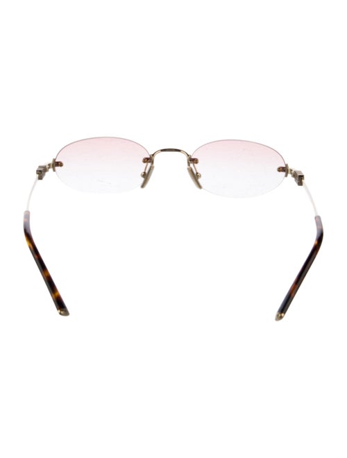 Miu Miu Round Gradient Sunglasses