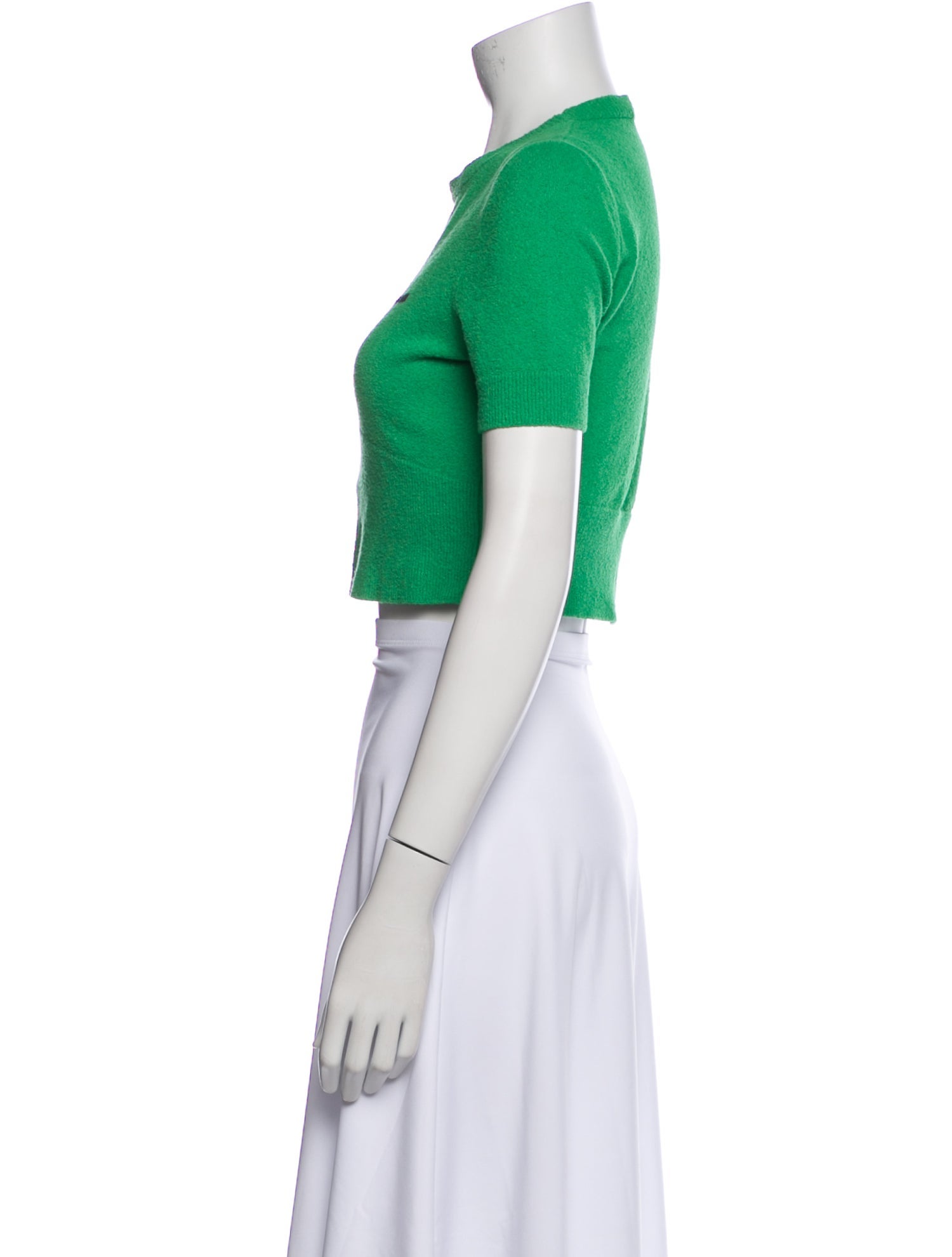 Miu Miu 2022 Graphic Print Crop Top