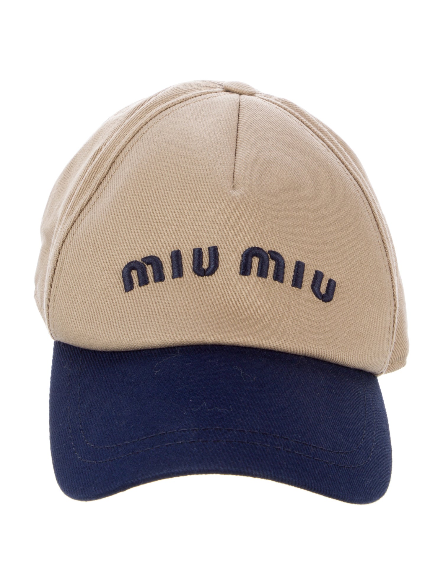 Miu Miu Embroidered Logo Baseball Hat