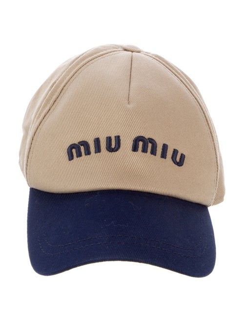 Miu Miu Embroidered Logo Baseball Hat