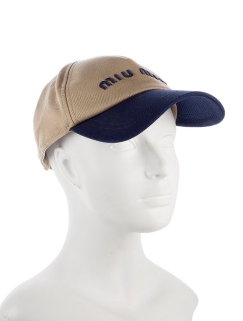 Miu Miu Embroidered Logo Baseball Hat