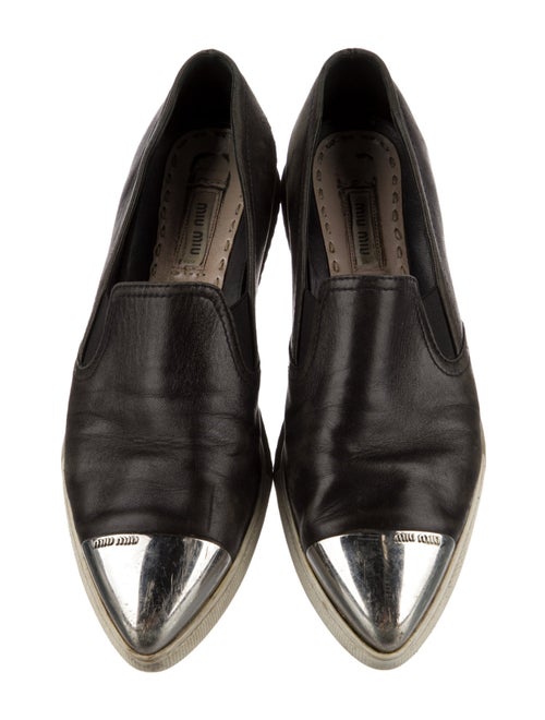 Miu Miu Leather Espadrilles