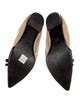 Miu Miu Patent Leather Bow Accents Ballet Flats