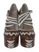 Miu Miu Leather Cutout Accent Pumps