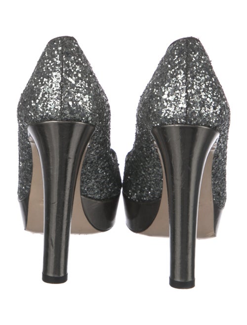 Miu Miu Glitter Glitter Accents Pumps