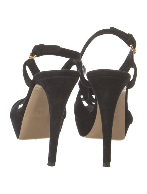 Miu Miu Suede Slingback Sandals