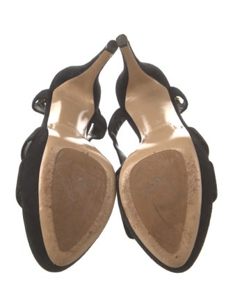 Miu Miu Suede Slingback Sandals