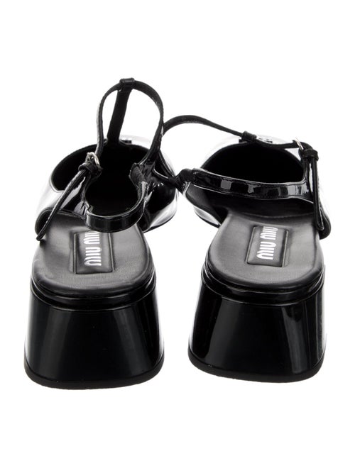 Miu Miu Patent Leather T-Strap Pumps