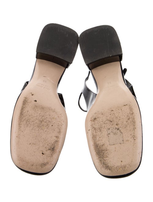 Miu Miu Patent Leather T-Strap Pumps