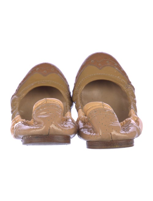 Miu Miu Patent Leather Printed Ballet Flats