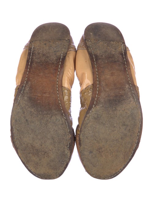 Miu Miu Patent Leather Printed Ballet Flats