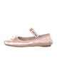 Miu Miu Satin Grosgrain Trim Mary Jane Flats
