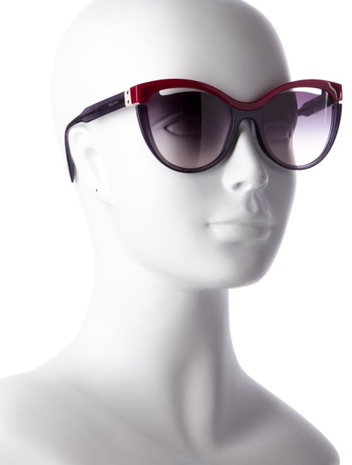 Miu Miu Cat-Eye Gradient Sunglasses