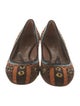 Miu Miu Suede Printed Ballet Flats
